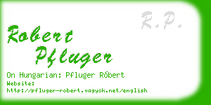 robert pfluger business card